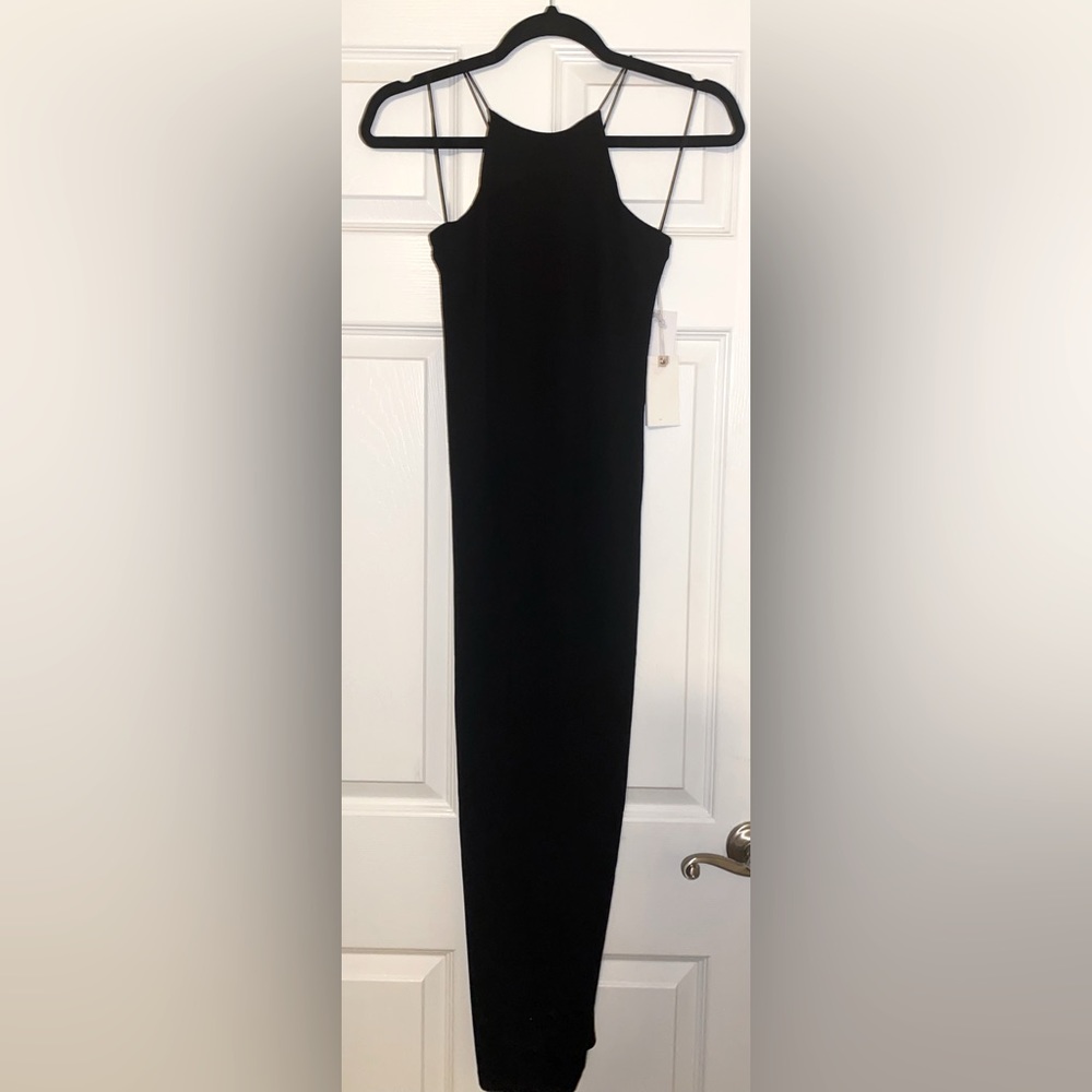 GOOD AMERICAN SPAGHETTI STRAP BLACK DRESS, size small